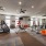 a gym with exercise equipment